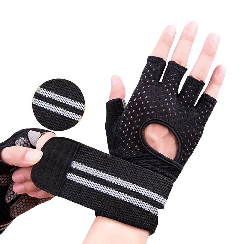 Guantes con muñequera