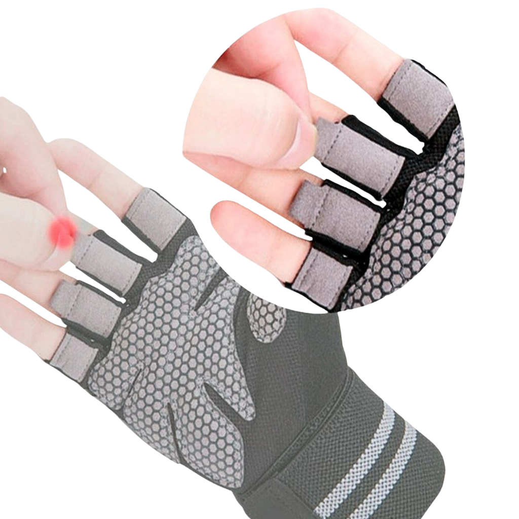 Guantes con muñequera