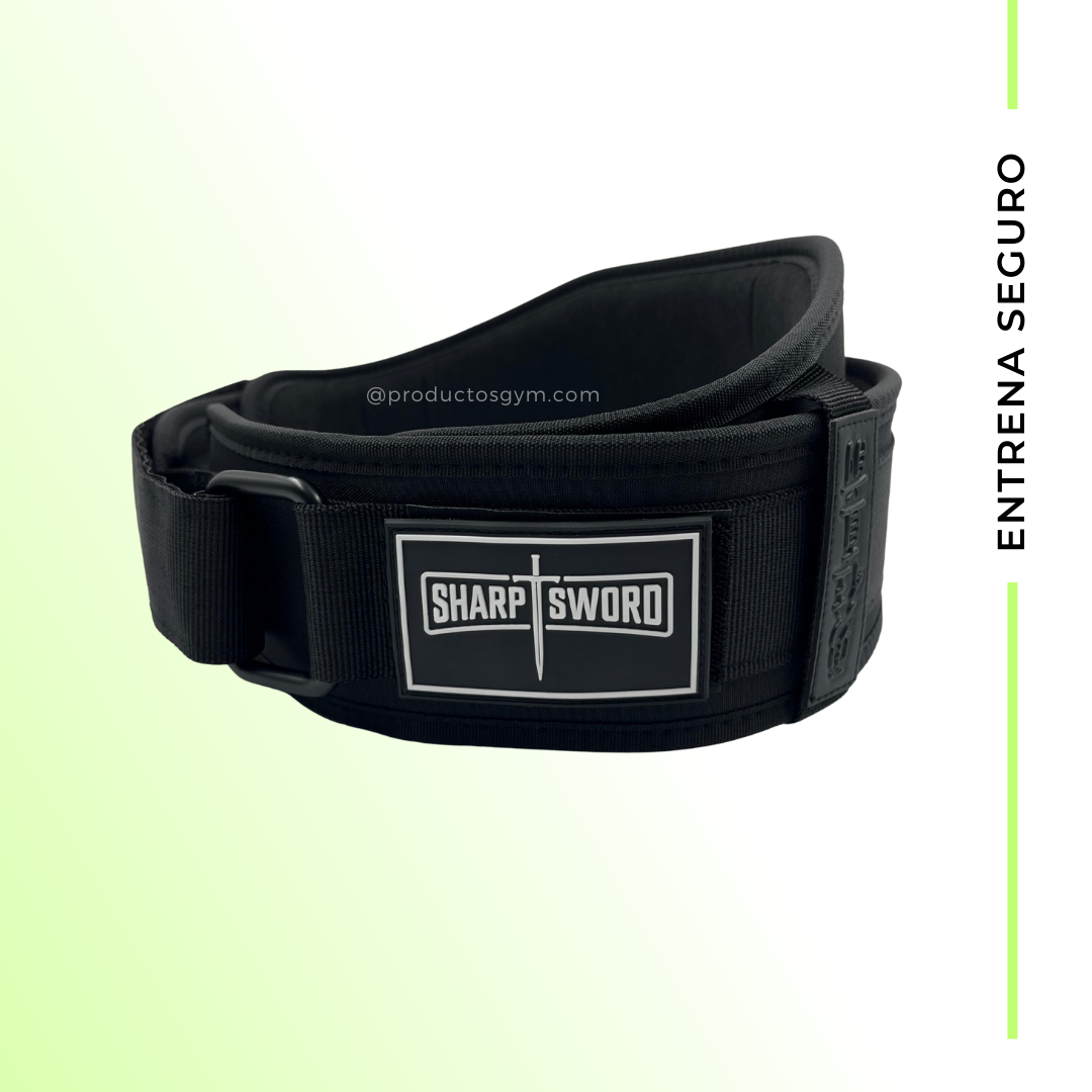 Cinturón para gym black LARA STAR