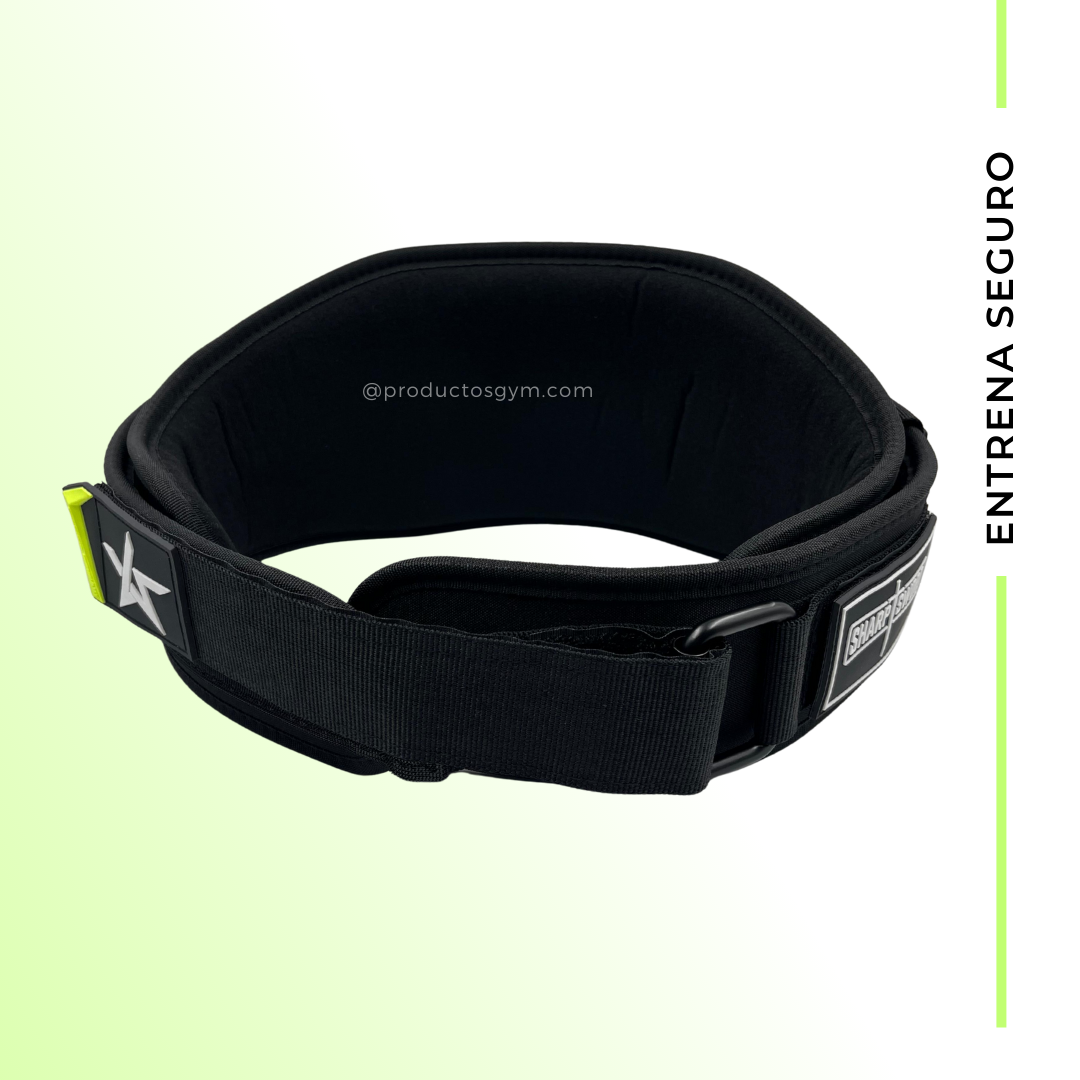 Cinturón para gym black LARA STAR