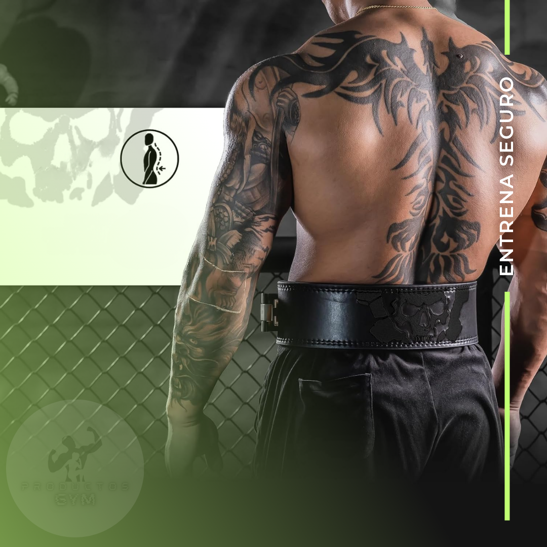 Cinturón para gym profesional con palanca