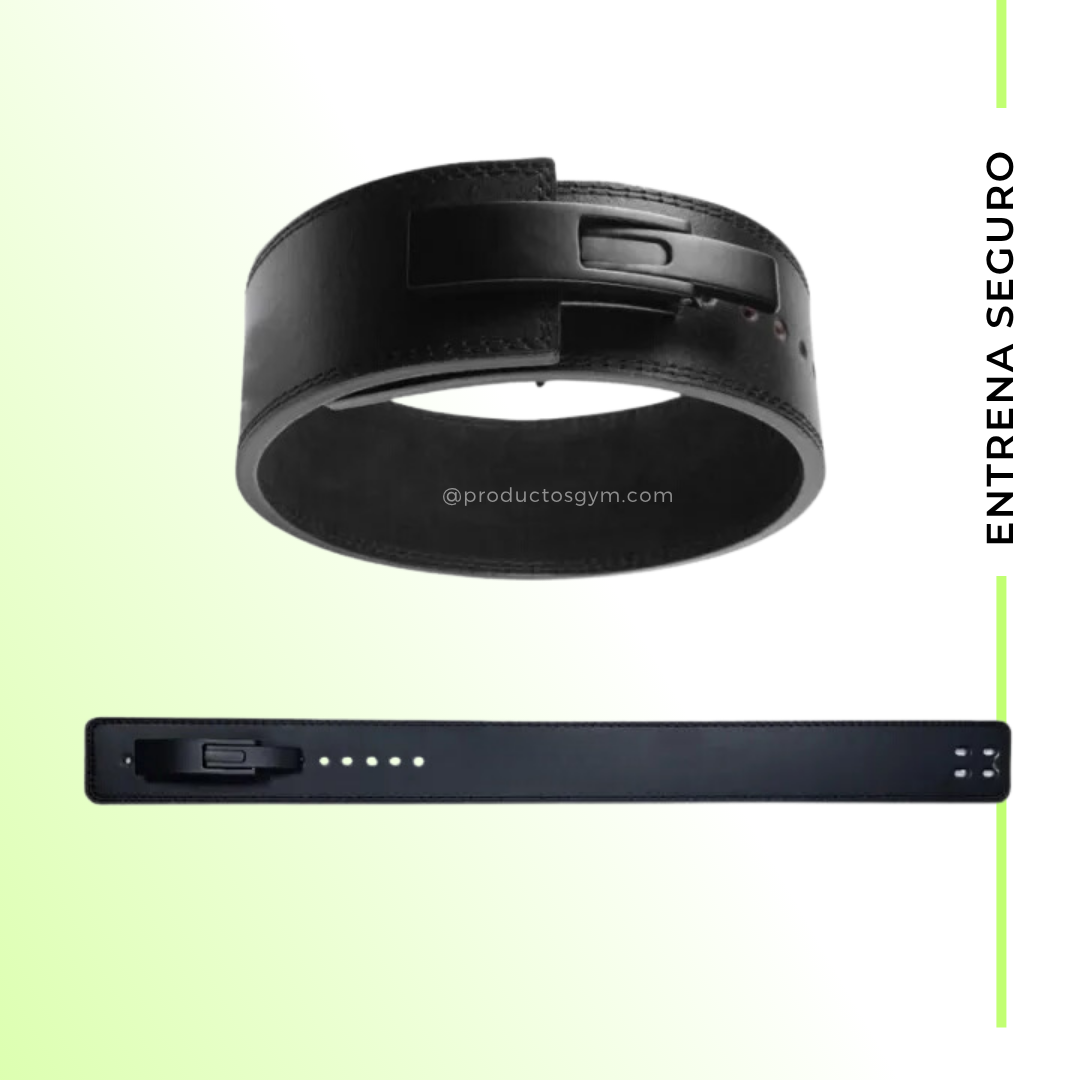 Cinturón para gym de cuero profesional