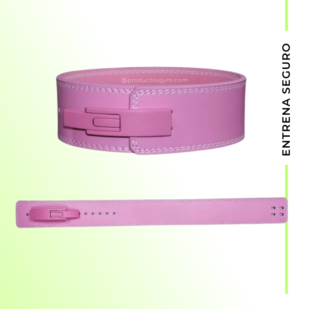 Cinturón para gym de cuero profesional