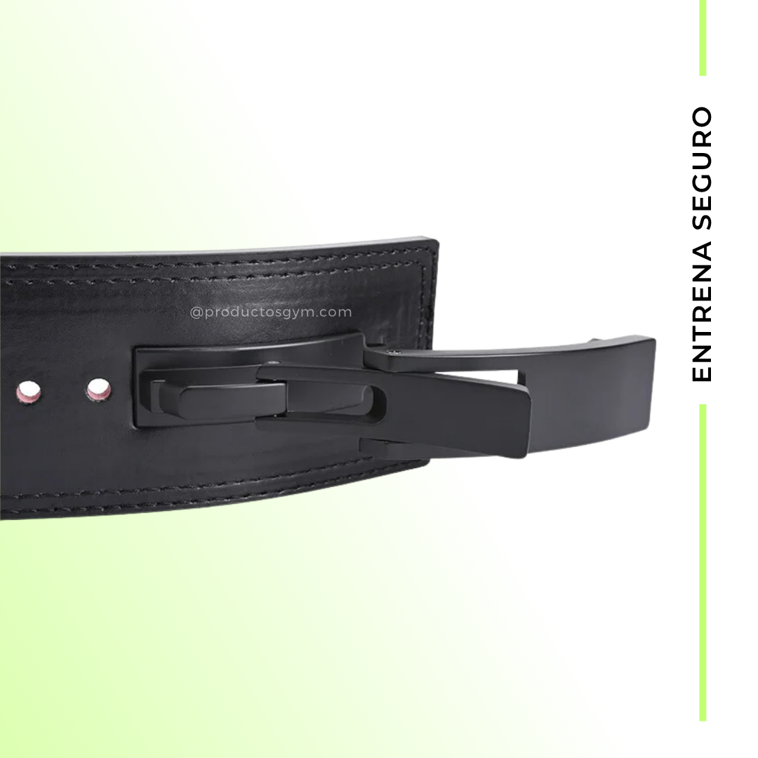 Cinturón para gym de cuero profesional