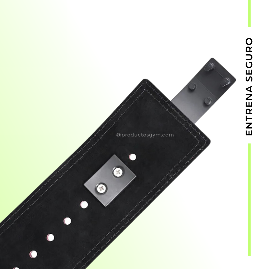 Cinturón para gym de cuero profesional