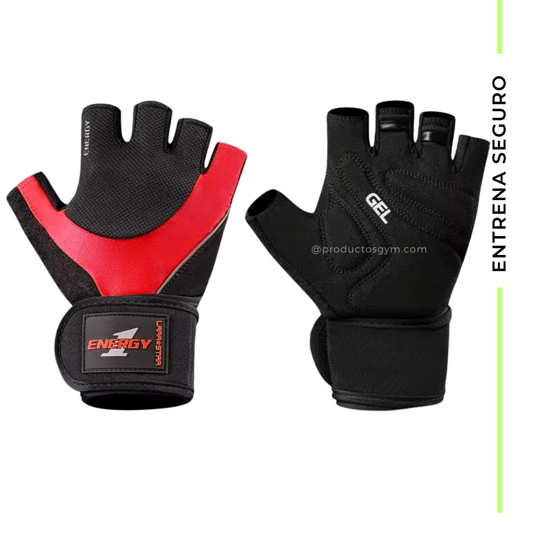 Guanteletas para Gym con muñequera LARA STAR