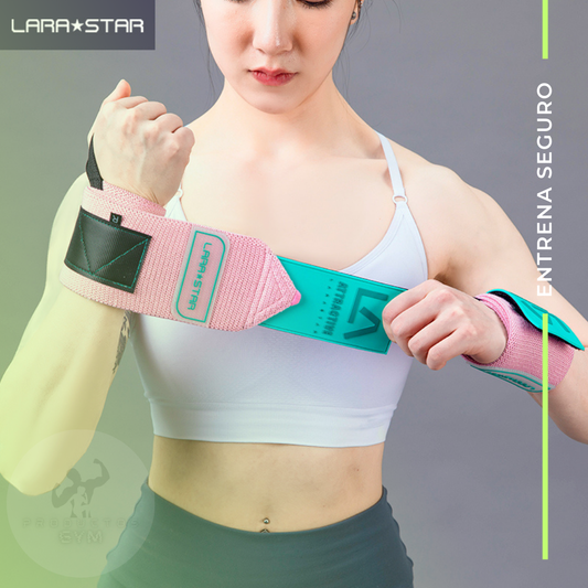 Muñequeras para gym LARA STAR