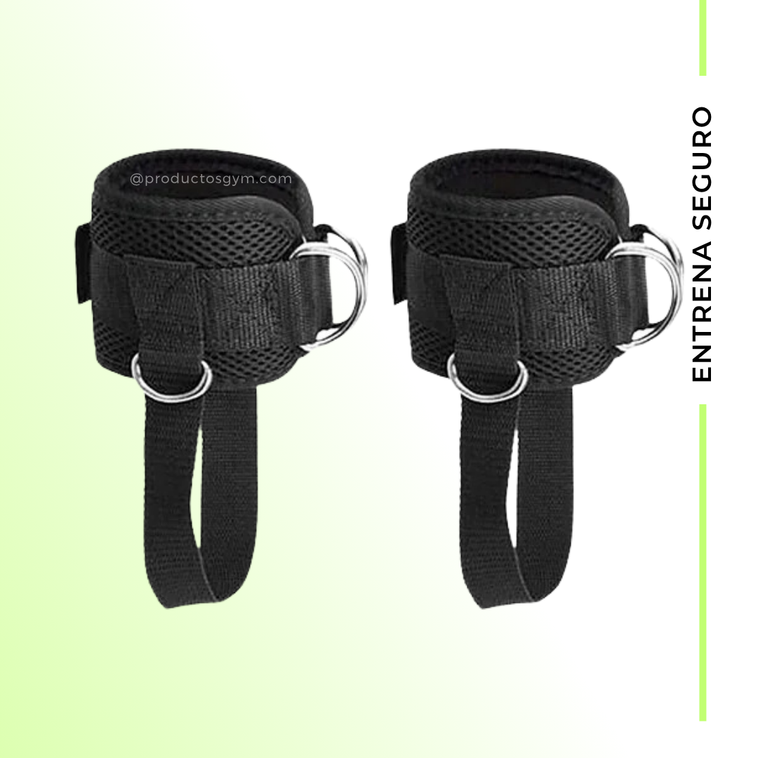 Tobilleras para polea con estribo