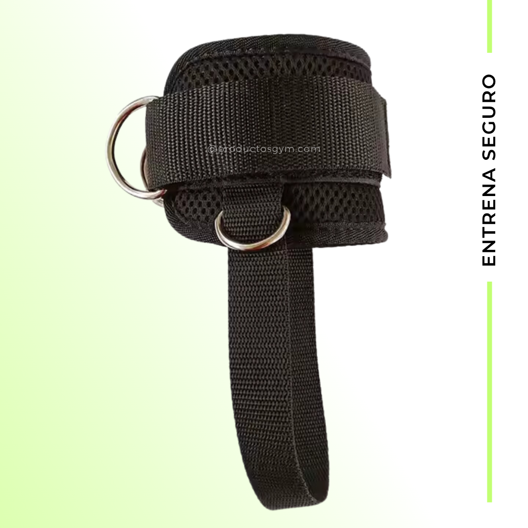 Tobilleras para polea con estribo