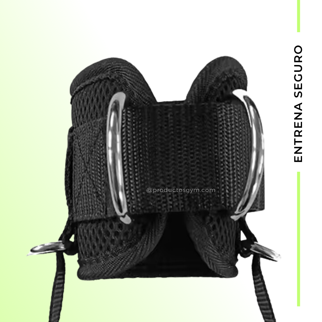 Tobilleras para polea con estribo